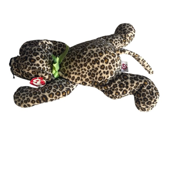 Ty SPECKLES Leopard Pillow Pals Plush 1996 Stuffed Animal 13" Soft Toy Beanie - Picture 2 of 9